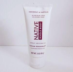 🐢2/$15 Native Whole Body Deodorant Cream Coconut & Vanilla
